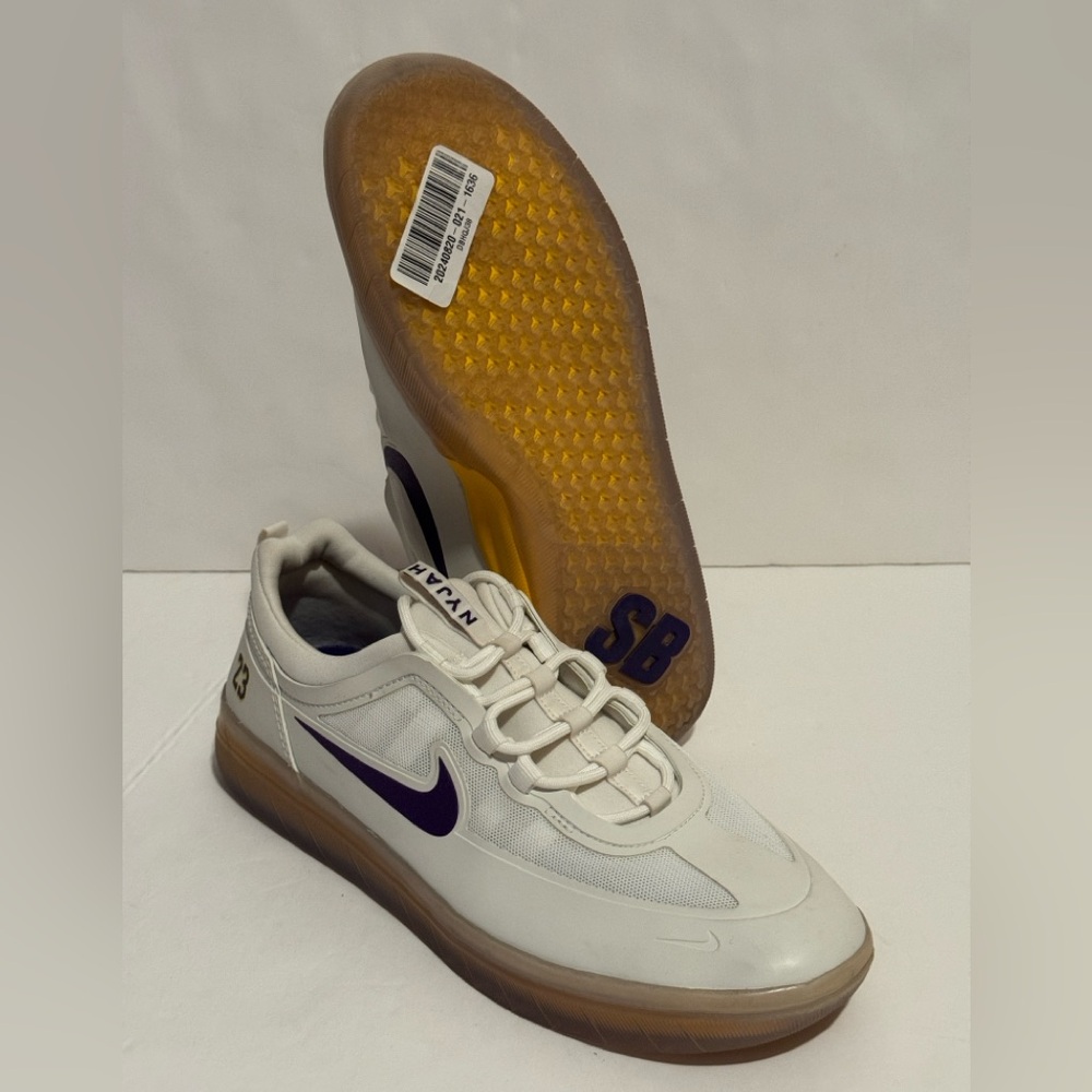 Nike SB Men’s Nyjah Free 2 Laker Edition NEW 9.5 Men’s